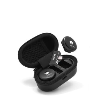 BOYA Omic-D Wireless İkili Yaka Mikrofonu Lightning (Siyah)
