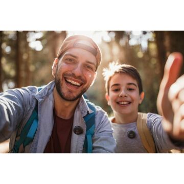 BOYA Omic-D Wireless İkili Yaka Mikrofonu Lightning (Siyah)