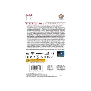 Sandisk Extreme Pro 256GB 200mb/s MicroSDXC Hafıza