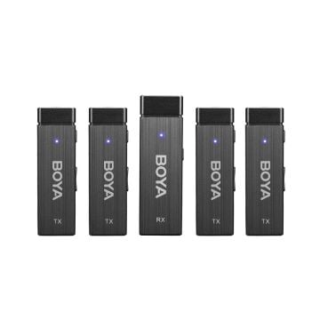 Boya BY-W4 Ultra Kompakt Dört Kanallı Kablosuz Mikrofon Sistemi