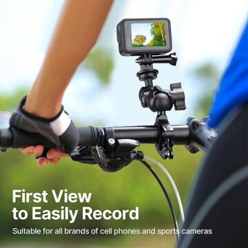 Ulanzi MP-5 Aksiyon Kamera ve Telefon Bisiklet Bağlantı Aparatı