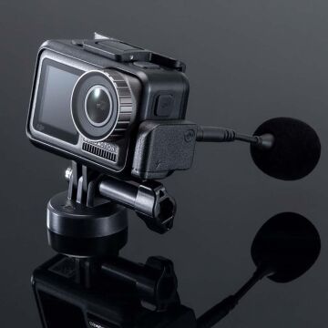 Cynova COA35A DJI Osmo Aksiyon Kamera 3.5mm Mikrofon Adaptörü