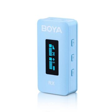 Boya BY-XM6-K2B Kablosuz İkili Yaka Mikrofonu (Mavi)