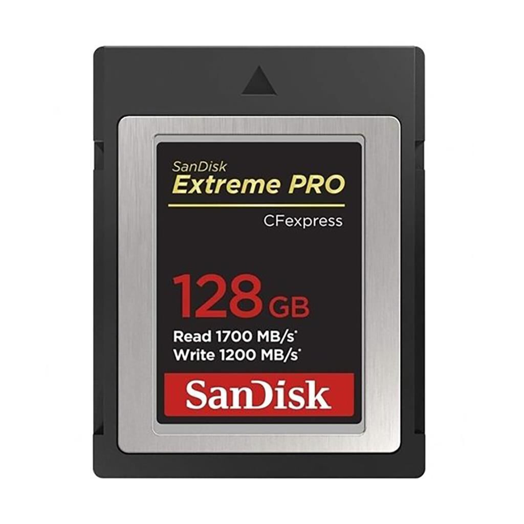 SanDisk Extreme PRO 128GB 1700MB/s CFexpress Type B Hafıza Kartı -SDCFE-128G-GN4NN