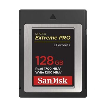 SanDisk Extreme PRO 128GB 1700MB/s CFexpress Type B Hafıza Kartı -SDCFE-128G-GN4NN