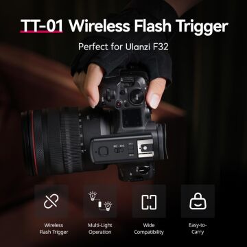 Ulanzi TT-01 Kablosuz Flaş Tetikleyici L002