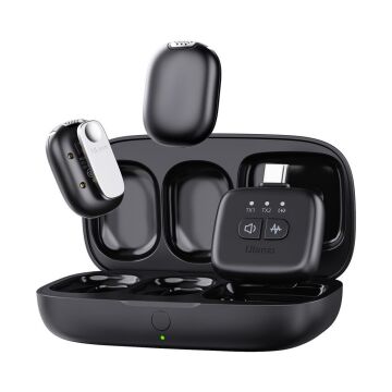 Ulanzi A30 Tiny 2 Kişilik Mikrofon Seti - Siyah