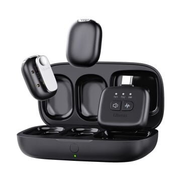 Ulanzi A30 Tiny 2 Kişilik Mikrofon Seti - Siyah