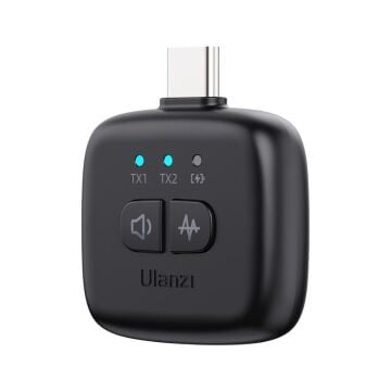 Ulanzi A30 Tiny 2 Kişilik Mikrofon Seti - Siyah