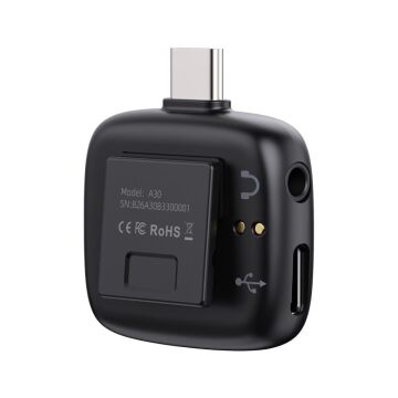 Ulanzi A30 Tiny 2 Kişilik Mikrofon Seti - Siyah