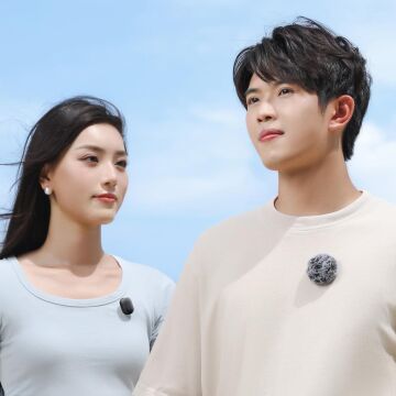 Ulanzi A30 Tiny 2 Kişilik Mikrofon Seti - Siyah