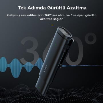 Ulanzi WM-10 Iphone 11/12/13/14 Uyumlu Kablosuz Yaka Mikrofonu