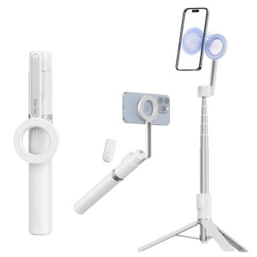 Ulanzi MG-003 Pro MagSafe Uyumlu Selfie Tripod - Beyaz