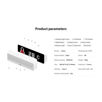 Ulanzi TC001 Smart Pixel Saat