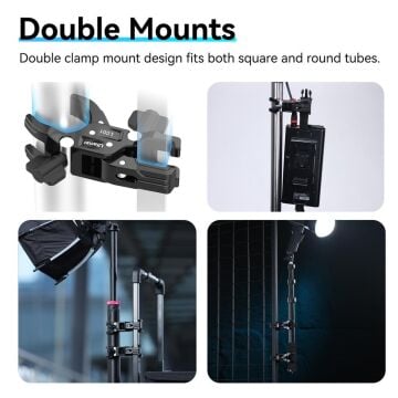 Ulanzi LC01 Işık Standı İçin Super Clamp