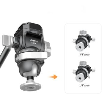 Ulanzi EH09 Inverted Ball Head Video Tripod Başlığı