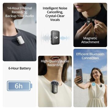 DJI Mic 2 Transmitter (Pearl White)