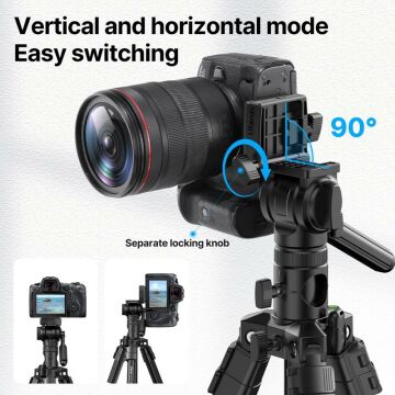 Ulanzi MT-65 Bluetooth Kumandalı Deve Boynu Video Tripod