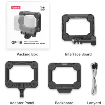 Ulanzi GP-16 Manyetik Quick Release Mount