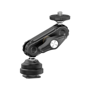 Ulanzi R098 Double Ball Head Magic Arm (1/4''-20 ve Cold Shoe)
