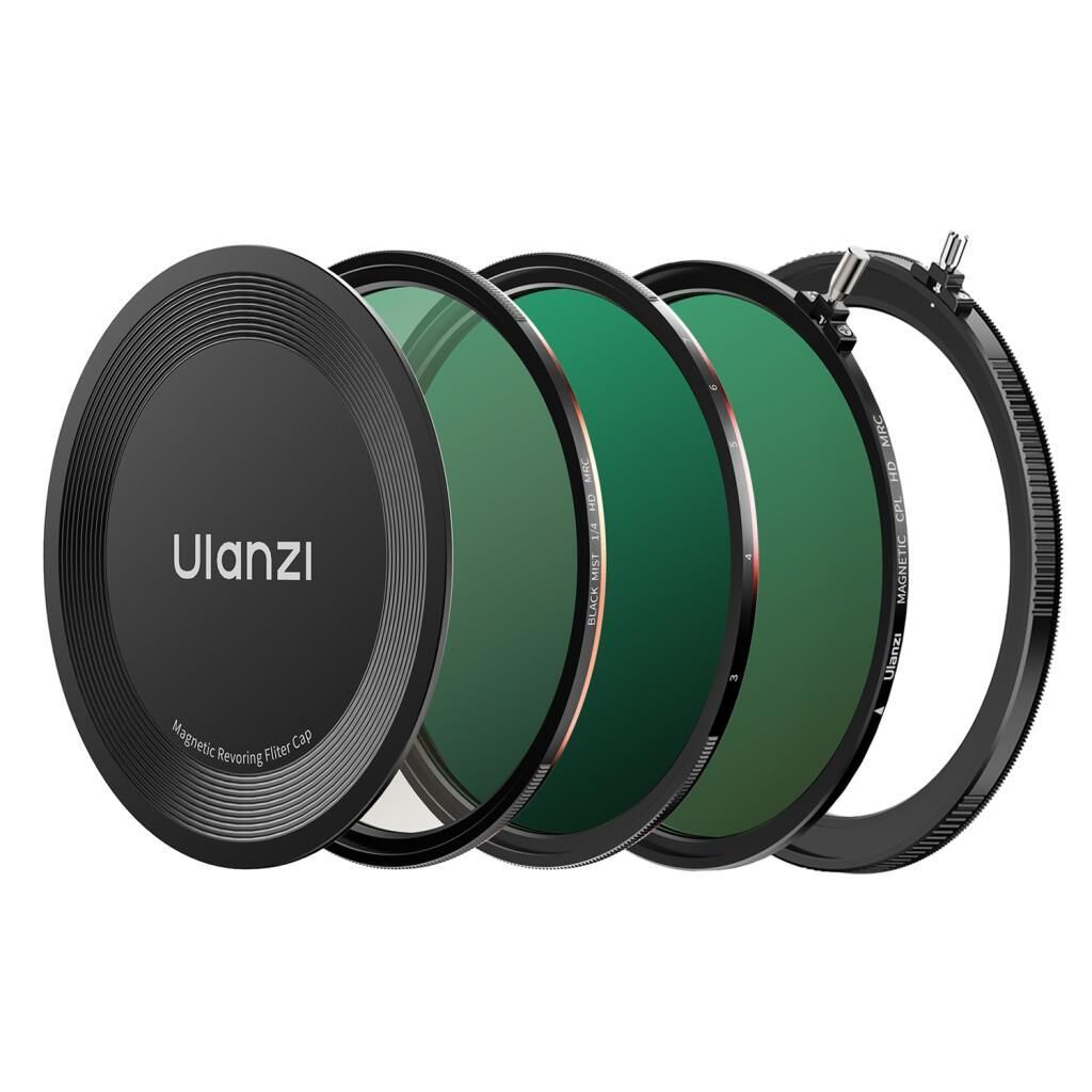 Ulanzi MF01 77mm 3-7 Stop VND & CPL & Black Mist Manyetik Hibrit Filtre Seti