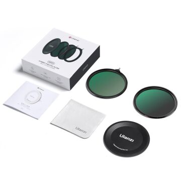 Ulanzi MF01 67mm 3-7 Stop VND & CPL & Black Mist Manyetik Hibrit Filtre Seti