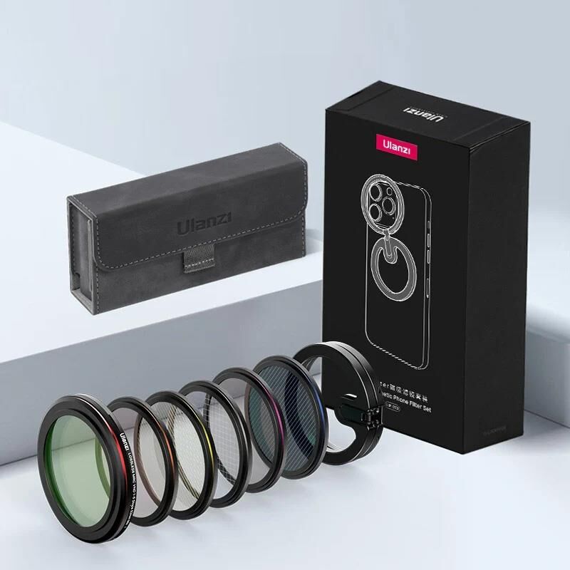 Ulanzi HP-013 Akıllı Telefonlar İçin 52mm MagFilter Manyetik Filtre Seti