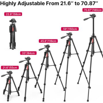 Ulanzi U-Select VT-01 Çok Fonksiyonlu Taşınabilir Alüminyum Tripod Monopod