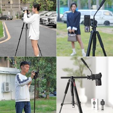 Ulanzi U-Select VT-02 Hafif Taşınabilir 360° Alüminyum Tripod Monopod