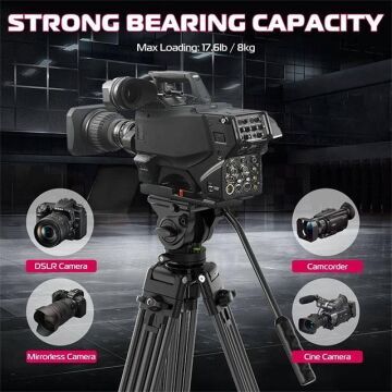 Ulanzi MT-81 Alüminyum 360° Ball Head Kafa Video Tripod