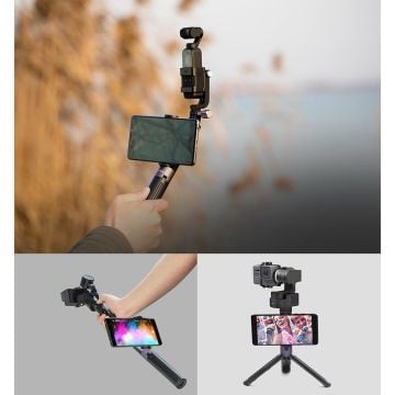 DJI Aksiyon Kameralar İçin Telefon Bağlantılı Tripod Pgytech
