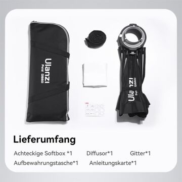 Ulanzi DS60 60cm Bowens Mount Octagon Softbox L067