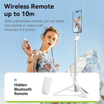 Ulanzi MG-003 Pro Manyetik Selfie Telefon Tripodu Beyaz