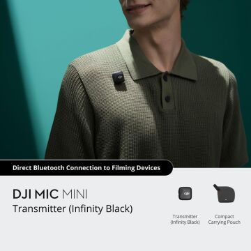 DJI Mic Mini Verici Siyah (1TX)