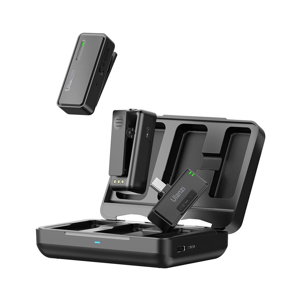 Ulanzi UW-MIC Kablosuz İkili Kayıt Yaka Mikrofonu - Type-C