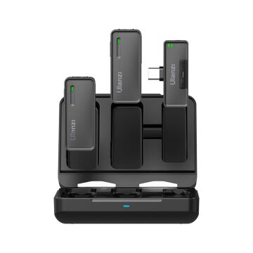 Ulanzi UW-MIC Kablosuz İkili Kayıt Yaka Mikrofonu - Type-C