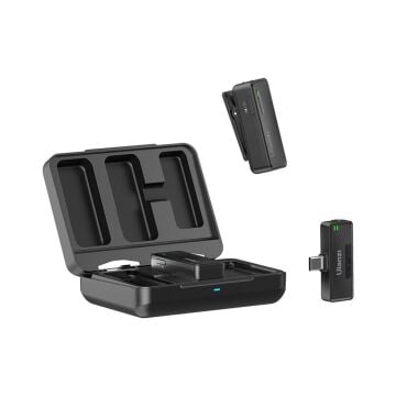 Ulanzi UW-MIC Kablosuz İkili Kayıt Yaka Mikrofonu - Type-C