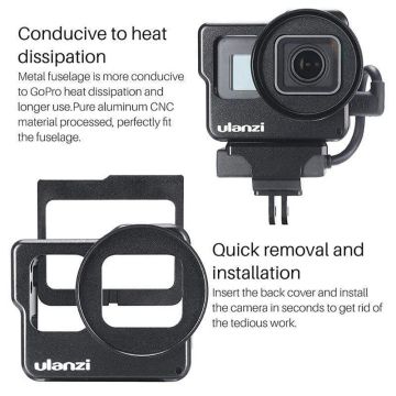 Ulanzi V3 Gopro Hero 5 6 7 Vlog Case Çerçeve