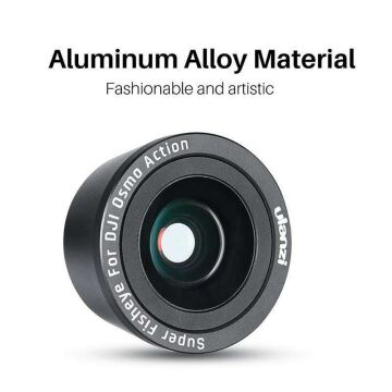 DJI Osmo Action İçin Ulanzi Ultra Geniş Açılı Balıkgözü Lens