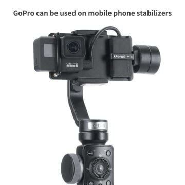 DJI Osmo Mobile Gimbalda Aksiyon Kamera Kullanma Parçası