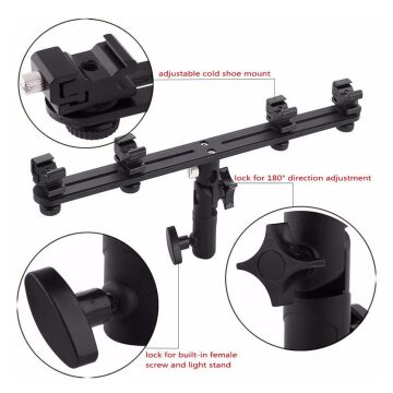 Fotga V36 Umbrella Şemsiye Flaş Tutucu Dörtlü