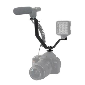 Fotga V49 Üçlü Cold Shoe V Bağlantı Aparatı Büyük