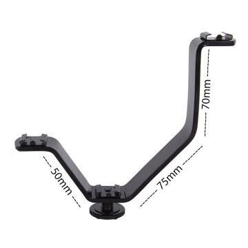 Fotga V49 Üçlü Cold Shoe V Bağlantı Aparatı Büyük