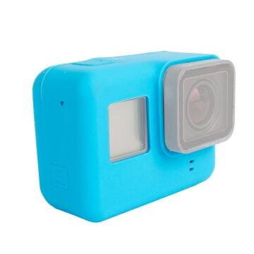 Gopro Hero 5/6/7 Black İçin Mavi Silikon Kılıf
