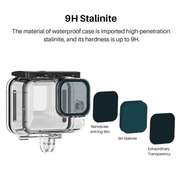 Ulanzi G9-7 Gopro Hero 9 Black Su Geçirmez Housing