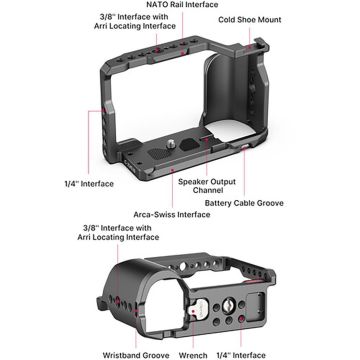 Ulanzi C-ZVE10 Sony ZV-E10 Vlog Cage Çerçeve