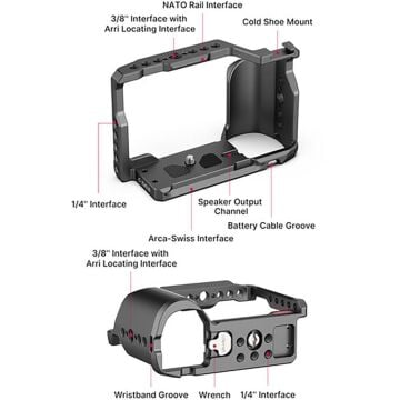 Ulanzi C-ZVE10 Sony ZV-E10 Vlog Cage Çerçeve