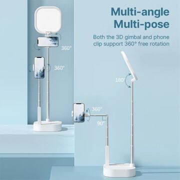 Ulanzi K14 Canlı Yayın Masaüstü Işık Standı