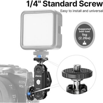 Ulanzi R102 Double Ball Head Magic Arm Hareketli Kol (Çiftli)