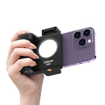 Ulanzi CG02 Kumanda ve Işıklı Telefon Kamera Tutacağı 3282B